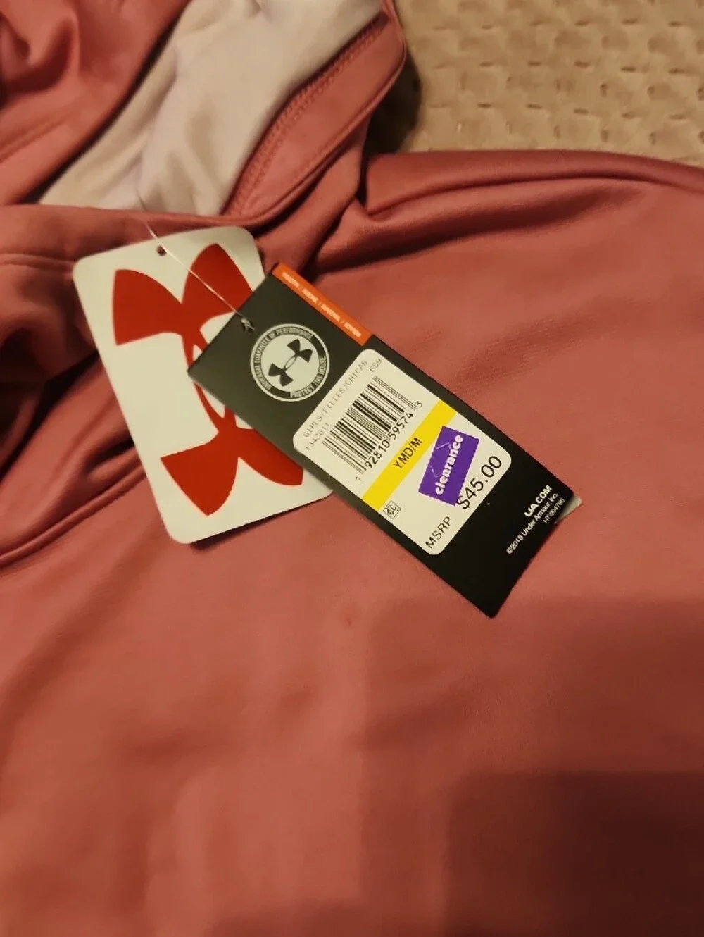 Under Armour lightweight hooded